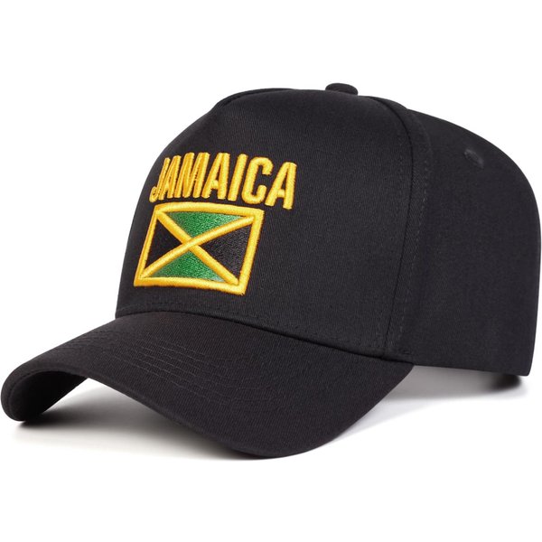 Gorras De BéIsbol Bordadas De Jamaica Unisex Primavera OtoñO Ajustables Para Exteriores Sombreros Casuales Sombrero Protector Solar Gorra Deportiva-image