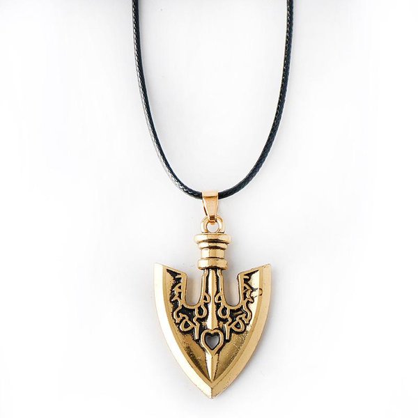 Anime Jojo's Bizarre Adventure Naszyjniki Kujo Jotaro StrzałA Metalowy Wisiorek ŁAńCuszek Choker Breloczek Zawieszka Prezenty BiżUteria Collares White-image