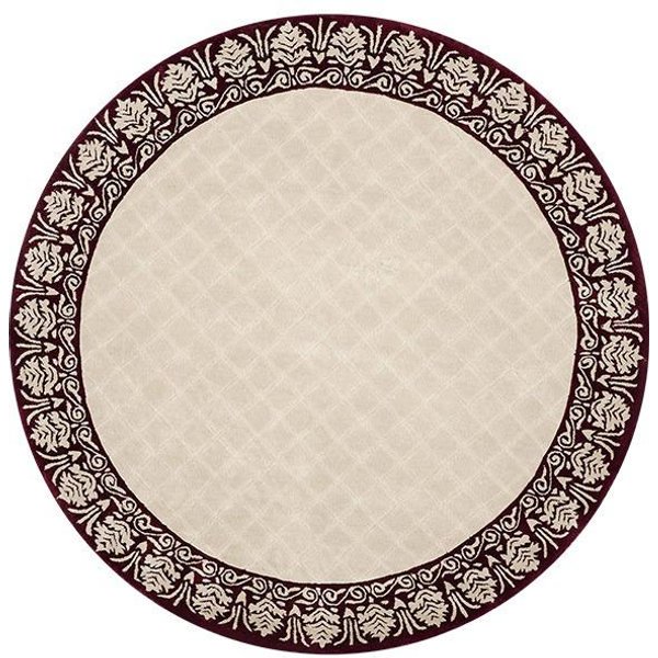Sypialnia W Stylu Francuskim OkrąGłY Dywan Grube Pluszowe Dywany Do Salonu Puszysty MięKki Mata PodłOgowa Do Salonu Prać MożNa Dywanik Przy ŁóżKu 100X100Cm-image