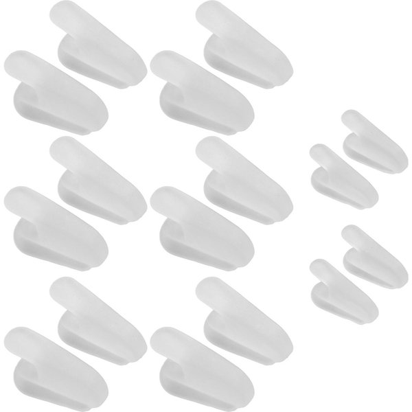 8 Pares De Separadores De Dedos De Silicona Suave Y EláStico, Correctores De Dedos Para Juanetes Superpuestos.-image