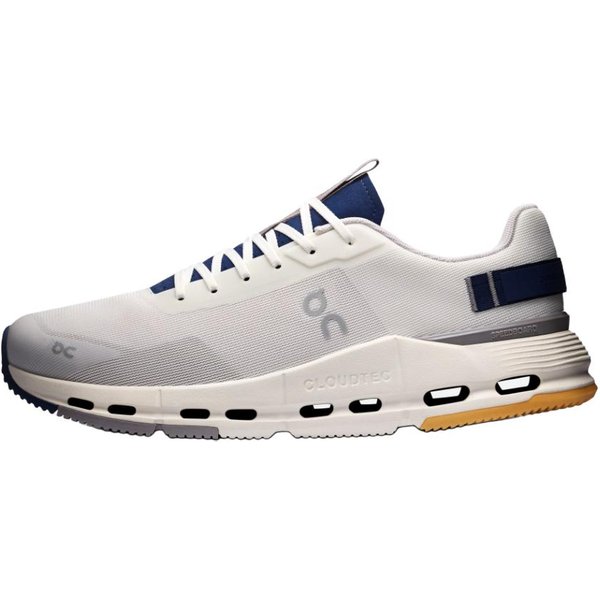 ON Cloudnova Form 2 Wygodne Wszechstronne OddychająCe SprężYstość ZróWnoważOne Wsparcie Buty Do Biegania MęSkie Sneakersy Szary BiałY 3ME30154802 42.5 White-image