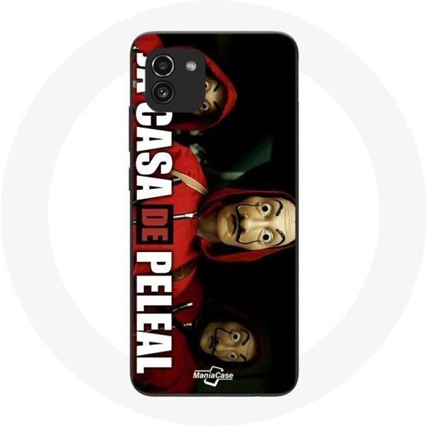 Funda Para Samsung Galaxy A03 La Casa De Papel MáScaras De Dalí-image