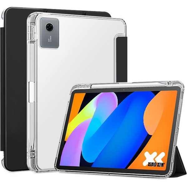 Etui Do Lenovo Idea Tab 11 Z Uchwytem Na OłóWek SkłAdana MięKka Tylna Podstawka Etui Na Tablet Do Tabletu Lenovo Idea Tab 11 Tb336Fu Tb336Zu Idea Tab 11 Tb336Fu Czarny-image