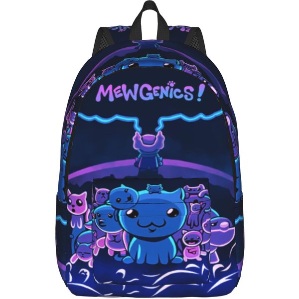 Mewgenics Plecak Casualowy Outdoorowy Studencki Do Pracy Plecak Jednodniowy Dla MężCzyzn Kobiet Torba Na Ramię Na Laptopa Komputer S-image