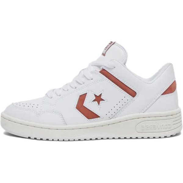 Converse Weapon De Moda VersáTiles Antideslizantes Resistentes Al Desgaste Transpirables De CañA Baja Zapatillas De Skate Unisex Blancas 43 Blanco-image