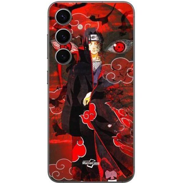 Coque Samsung Galaxy S24 Plus Demon Slayer Kimetsu No Yaiba Itachi Uchiha Front Rouge Maniacase Rojo-image