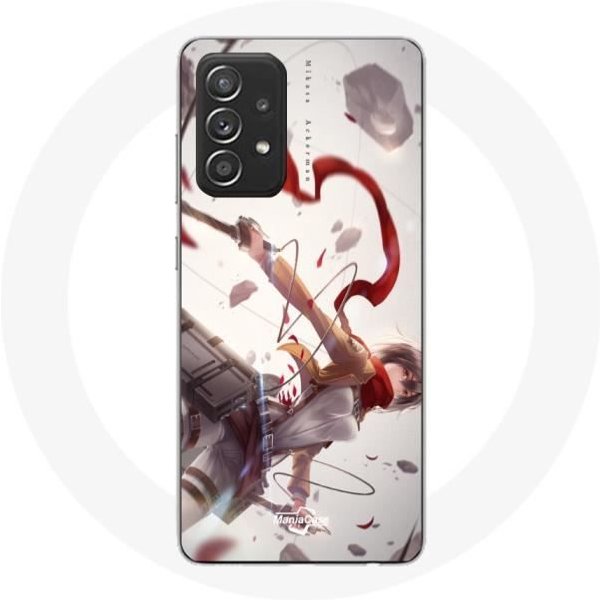 Funda Para Samsung Galaxy A52 Mikasa Ackerman Ataque A Los Titanes Manga-image