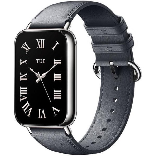 SkóRzany Pasek Do Xiaomi Band 9 Pro / 8 Pro OddychająCy Pasek Do Zegarka Bransoletka Xiomi 9Pro / 8Pro Mi Band Pasek Zamienny Do Zegarka For Mi Band 8 Pro Black-image