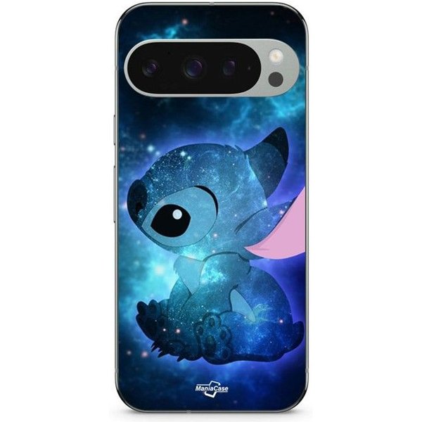 Coque - Maniacase - Google Pixel 9 Pro - Silicone - Souple - Motif Stitch Bleu Frand Bleu Negro-image