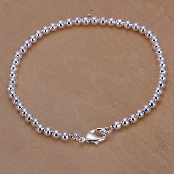 Pulsera SóLida De Plata De Ley 925 Con Hebilla Cuadrada De 10Mm Y Cadena Lateral Para Hombre Y Mujer, Abalorio Para Fiesta, Regalo, JoyeríA De Moda Para Boda Gris-image