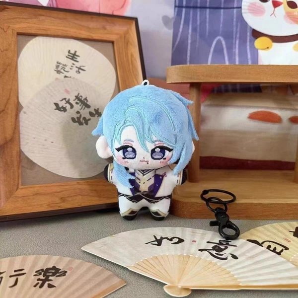 Pluszowe Zabawki Genshin Impact Tartaglia Hu Tao Kaeya Citlali Rozgwiazda CiałO Wypchane Lalki Figurka Anime Wisiorek 10Cm-image