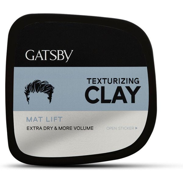 Cera De Arcilla Texturizante Gatsby Para Hombre 75G Acabado Mate FijacióN Fuerte Arcilla Capilar Voluminizadora Para Look Natural & Peinados Despeinados-image