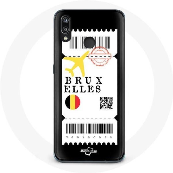 Funda - Huawei - P20 Lite - Billete De AvióN - Flexible - Negro-image