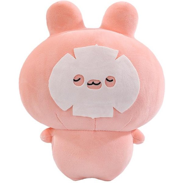 30/60 Cm Kawaii Asamimi Pluszowa Lalka Urocze Zabawki KreskóWkowy RóżOwy KróLik MięKka Poduszka Do Przytulania Dekoracja Domu Prezent Urodzinowy Dla Dziewczynki 60Cm-image