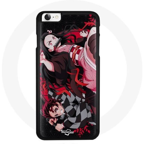 Funda Para Iphone 8 - Maniacase - Demon Slayer - Tanjiro - Nezuko - Flexible-image