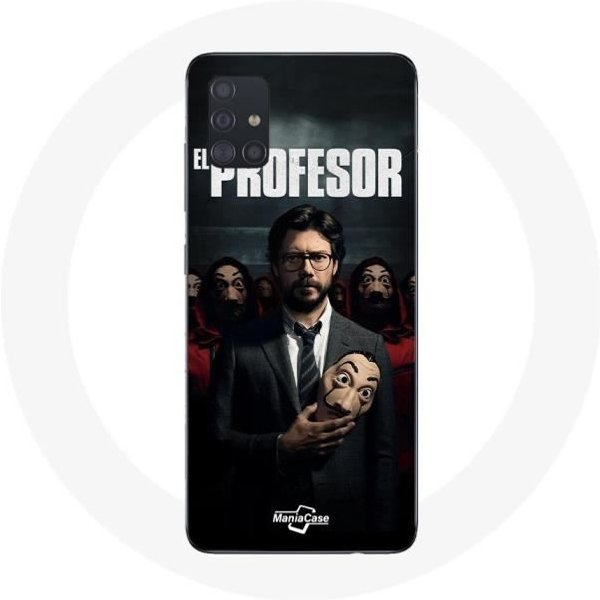 Funda Para Samsung Galaxy A71 La Casa De Papel El Profesor-image