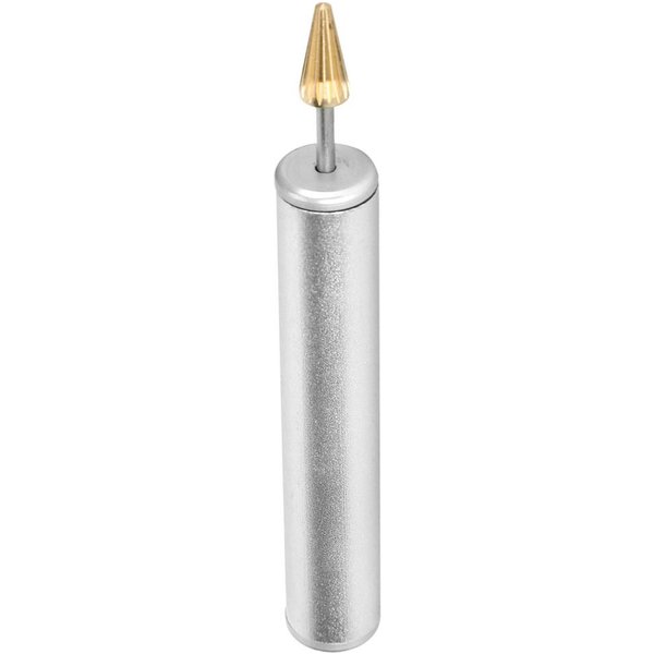 BolíGrafo Para Tintar Bordes Plata Mate ArtesaníA En Cuero De Mano Pintura En Barra De Aceite Acabador Correa De CinturóN Herramienta-image