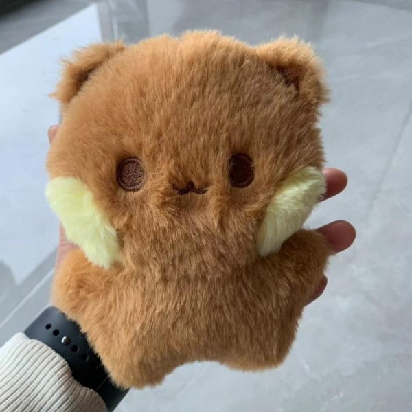 Kawaii Bubu Dudu Pluszaki Futro Yier Pluszowa Zabawka NiedźWiedź Panda MięKkie WyrażEnie Lalki Opakowanie Urocze KreskóWkowe Pluszowe Dekoracja Domu Kanapy Samochodu 16Cm Little Cute-image