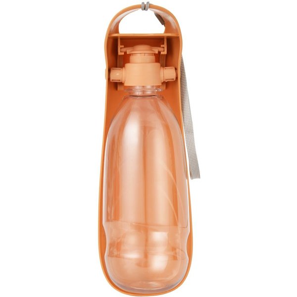 Botella De Agua PortáTil Para Perros, Taza Para Beber Para Cachorros, Para Perros PequeñOs, Medianos Y Grandes, Cuenco Plegable Para Viajes Al Aire Libre, Suministros Para Mascotas Chihuahua Corgi 550Ml Naranja-image