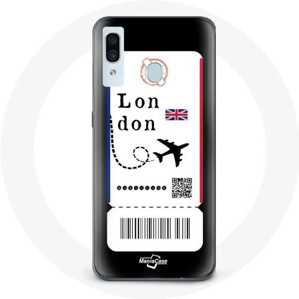Funda Para Samsung Galaxy A20E Billete De AvióN Londres-image