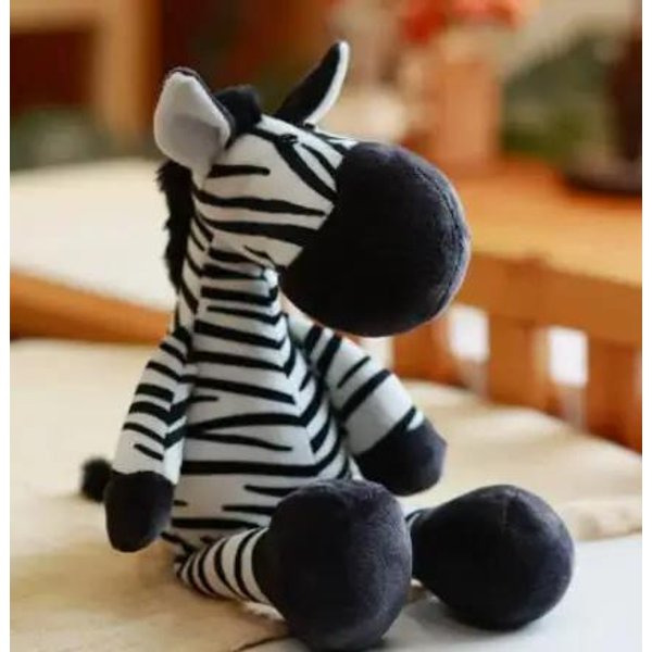 25Cm Kawaii Animales De La Jungla Peluches Animales Del Bosque Perro Cebra Elefante LeóN Zorro Jirafa Juguetes Para NiñOs MuñEca Regalo De CumpleañOs 25Cm-image