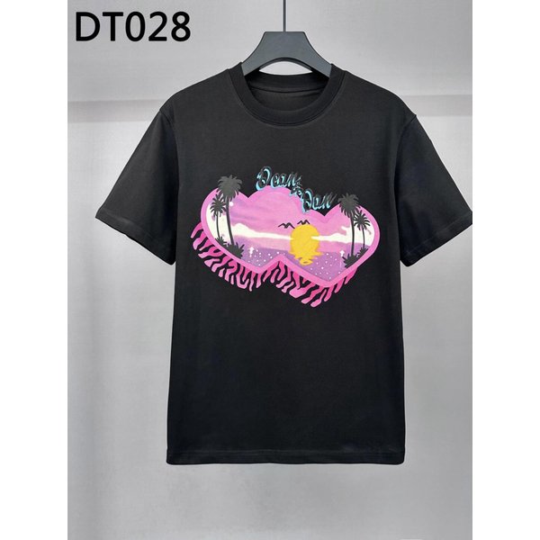 Camiseta De Manga Corta Con Estampado De Letras Para Hombre Y Mujer Marca De Moda Verano AlgodóN Moda Y2K Harajuku Streetwear Ropa Femenina Masculina XXL Varios Colores-image