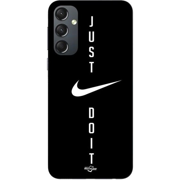 Etui Dla Samsung Galaxy S25 Fe Logo Nike Just Do It Czarne TłO Maniacase Czarny-image