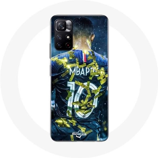 Funda - Mbappé - Xiaomi Redmi Note 11S 5G - Flexible - Blanca - Motivo FúTbol-image