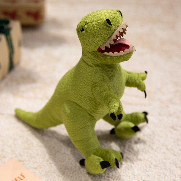 35-100 Cm Juguete De Peluche De Dinosaurios De Dibujos Animados Triceratops Simulado, Tyrannosaurus Rex, Estegosaurio, Velociraptor, Brontosaurio Juguete De Peluche 34-50Cm-image