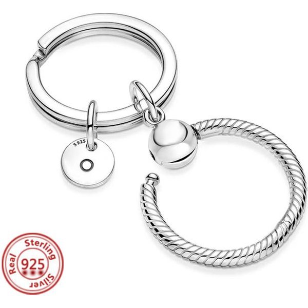 Charms De Plata De Ley 925 Real RatóN Plata De Ley Colgante O Compatible Con Collar Original JoyeríA DIY Charm Regalo Para Mujer White-image