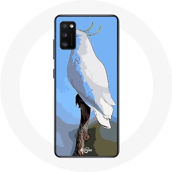 Funda - Maniacase - Samsung Galaxy S20 - Cacatuas Loros - Blanco - Flexible Blanco-image