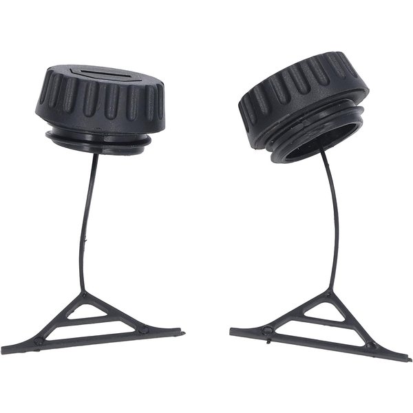 2 Szt. Korek Oleju Korek Zbiornika Paliwa Część PiłY łAńCuchowej Dla Stihl 066 MS660 OEM 0000 350 0509/0000 350 0520 Black-image