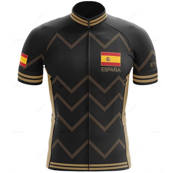 Nuevo 2025 Conjunto De Maillot De Ciclismo De Verano Para Hombre Del Equipo EspañA Transpirable Racing Sport Mtb Ropa De Ciclismo Mallot Ciclismo Hombre M-image