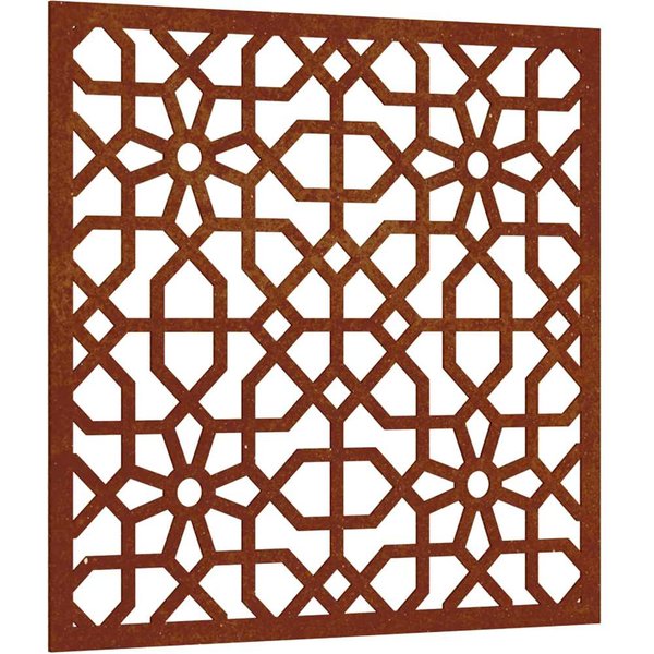 DecoracióN De Pared De JardíN 55X55 Cm Acero Corten DiseñO Morisco-image