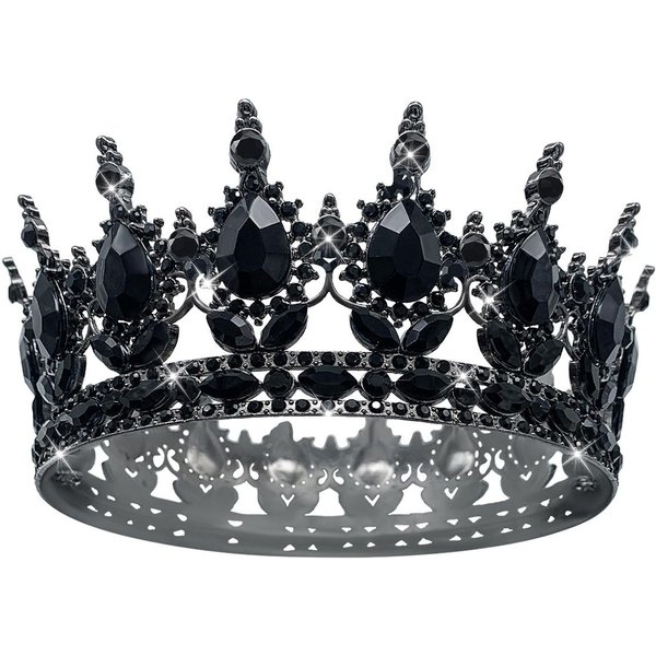 Barokowe KryształOwe Tiary I Korony Cyrkoniowe Diademy Na Bal Maturalny Opaska Korona ŚLubne Akcesoria Do WłOsóW BiżUteria Korona Tiara Prezent-image