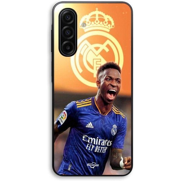 Etui Dla Samsung Galaxy A37 Vini Jr Tapeta Real Madryt Niebieski I żółTy Maniacase Czarny-image