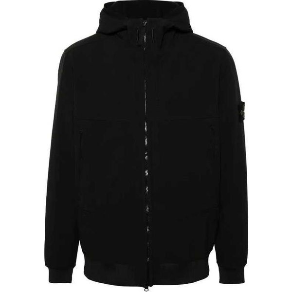 Chaqueta Ligera Con Capucha Stone Island Negra Unisex Ropa De Abrigo 8115Q0322-V0029 M Black-image