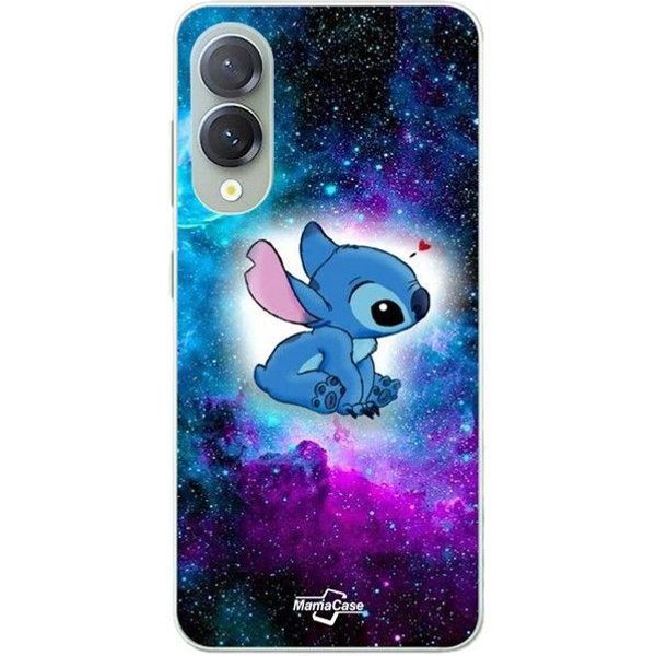 Funda De TeléFono - Maniacase - Samsung Galaxy S25 Edge - Silicona - Flexible - Stitch Ohana Colorido Negro-image