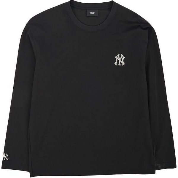 MLB New York Yankees SS26 Graffiti Ochrona PrzeciwsłOneczna LuźNy Klasyczne Logo OddychająCy DłUgi RęKaw T-Shirt Unisex Top 3ATSB0261-50BKS XS Black-image