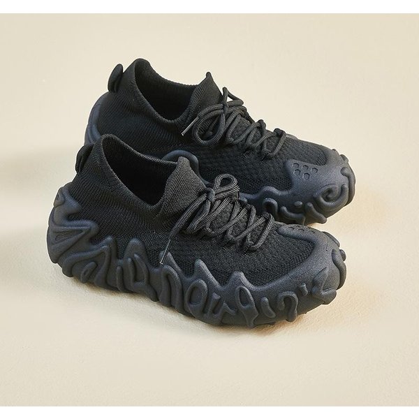 Zapatos Voladores Nuevos Zapatos Deportivos De Verano Para Estudiantes Calzado Casual De Fitness Para Correr Transpirables 39 Black-image