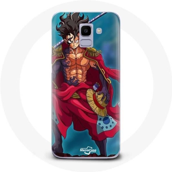 Funda Para Samsung Galaxy J6 2018 Luffy Gear 5 One Piece Anime-image
