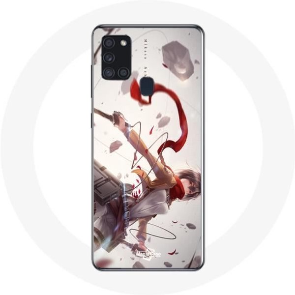 Coque Pour Samsung Galaxy A21S Mikasa Ackerman Attaque Des Titans Manga-image
