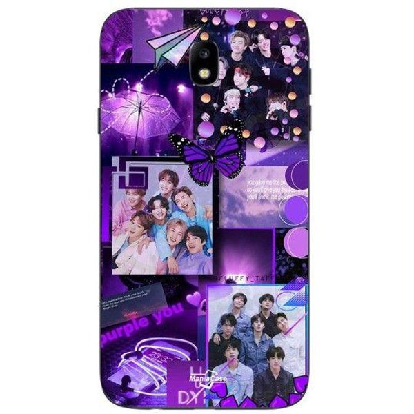 Funda Para Samsung Galaxy J7 2018 BTS Concept Violeta Negro-image