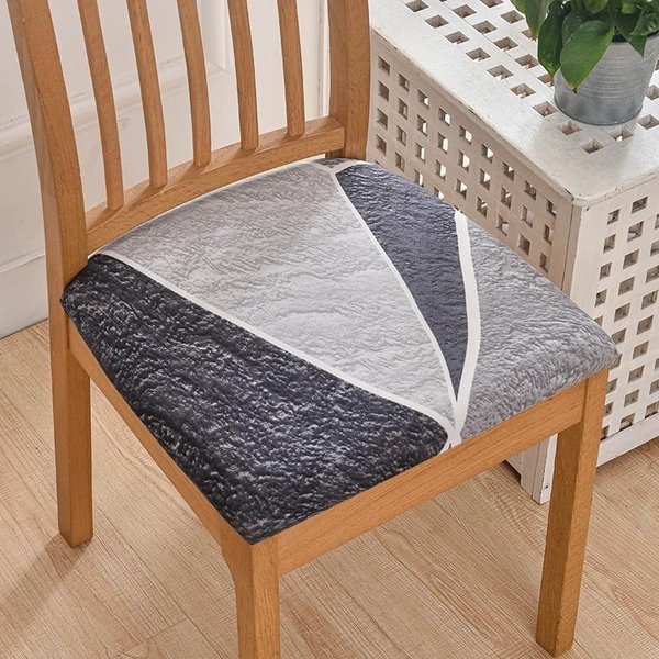 Fundas Para Sillas De Comedor EláSticas Estampadas Funda Para Silla De Comedor Acolchada Fundas Para Asiento De Silla Para Cocina, Oficina 1PC-image