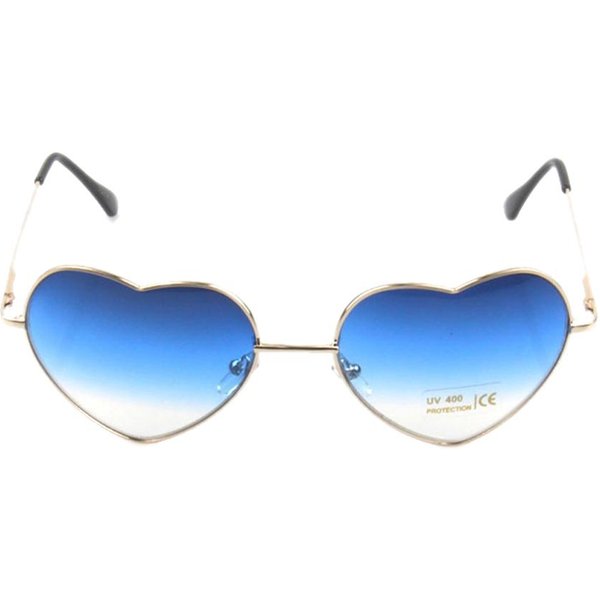 Damskie Okulary PrzeciwsłOneczne Urocza Oprawka Serce Lustrzane Modne Ochrona UV400 Vintage Retro Okulary SłOneczne Multi-image