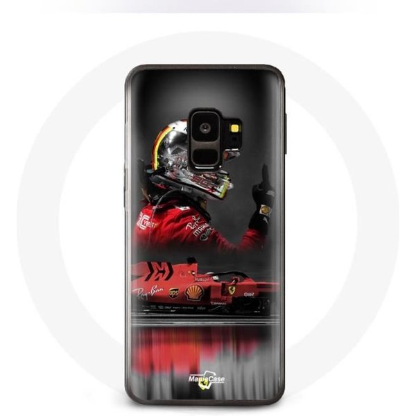 Funda Para Samsung Galaxy S9 Plus FóRmula 1 Sebastian Vettel Piloto De Automovilismo F1 Rojo-image