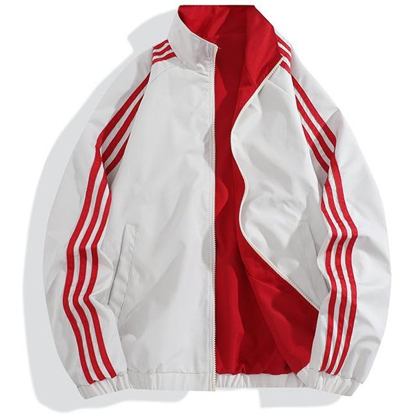 Kurtka Ze StóJką, MęSka Dwustronna Kurtka Bejsbolowa, MęSka Wszechstronna Kurtka Sportowa Casualowa Xxxl Khaki-image