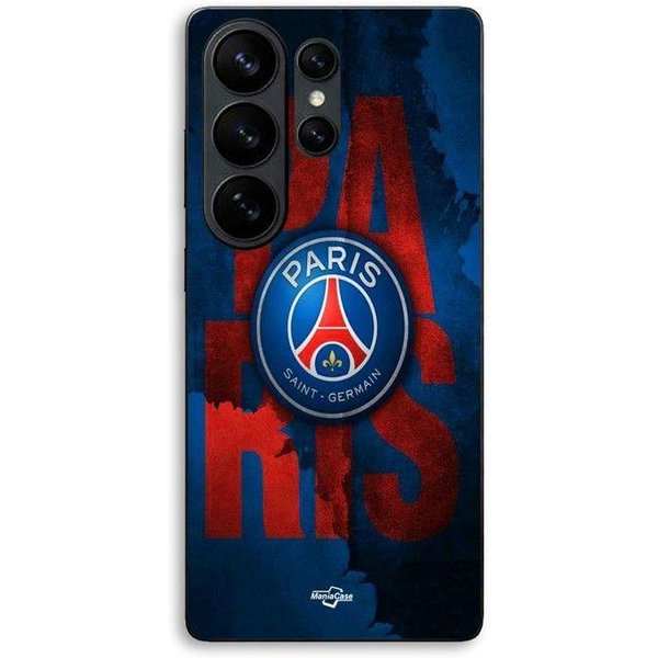 Etui Na Telefon - Maniacase - Samsung Galaxy S26 Ultra - Silikon TPU - Czarne - Logo Paris Saint-Germain FC-image