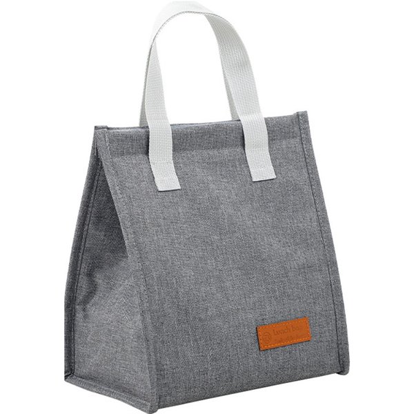 Torba Na Lunch Box, DużA Pojemność, PrzenośNa Torba Bento, Torba Na Lunch W Magazynie, Torba Termoizolacyjna One Size Gray-image