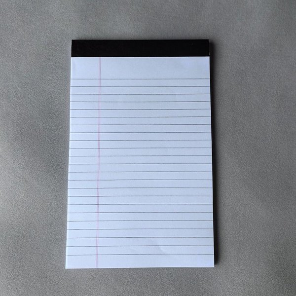 Bloc De Notas De Colores A5 Con LíNeas, 50 Hojas Bloc De Notas Desprendibles A5 Blanco-image